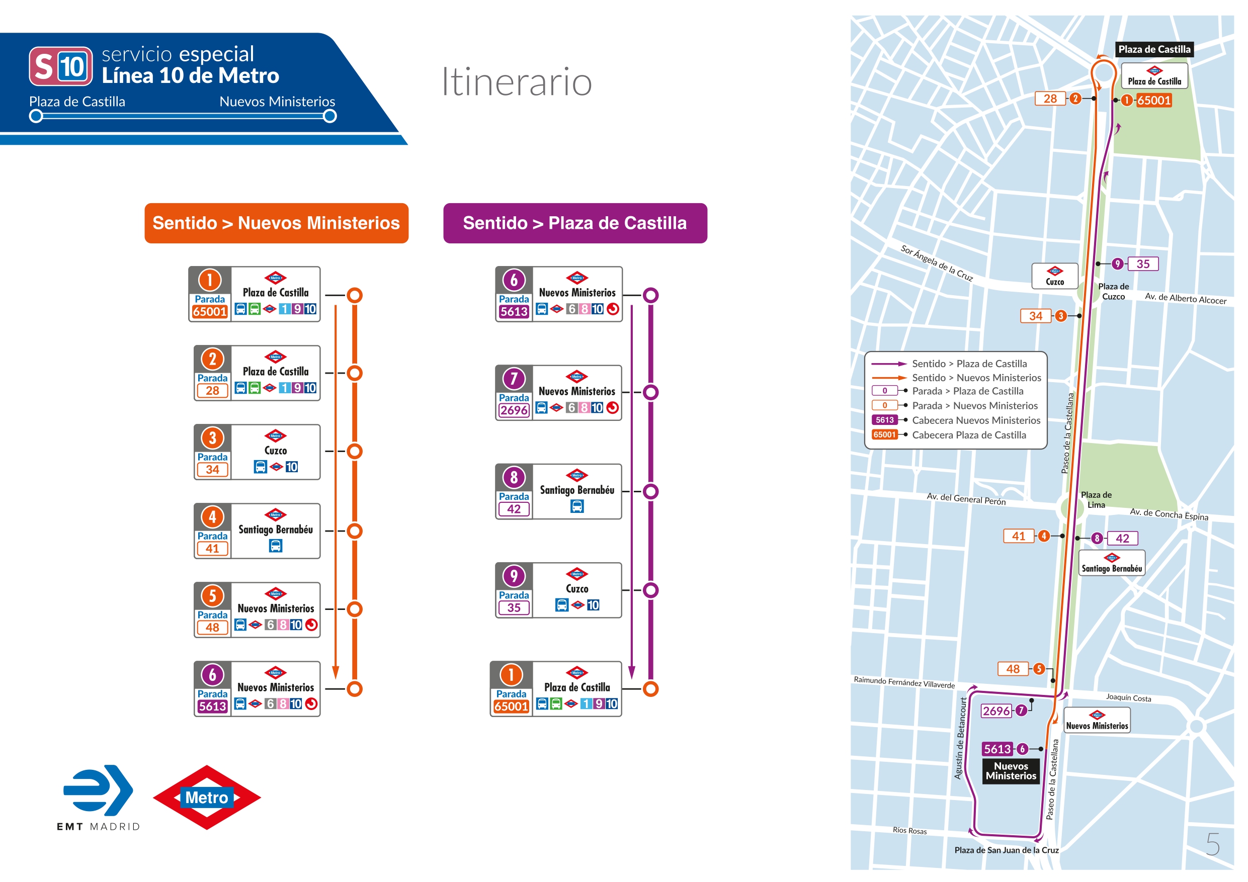 Plano servicio especial S10 - 2