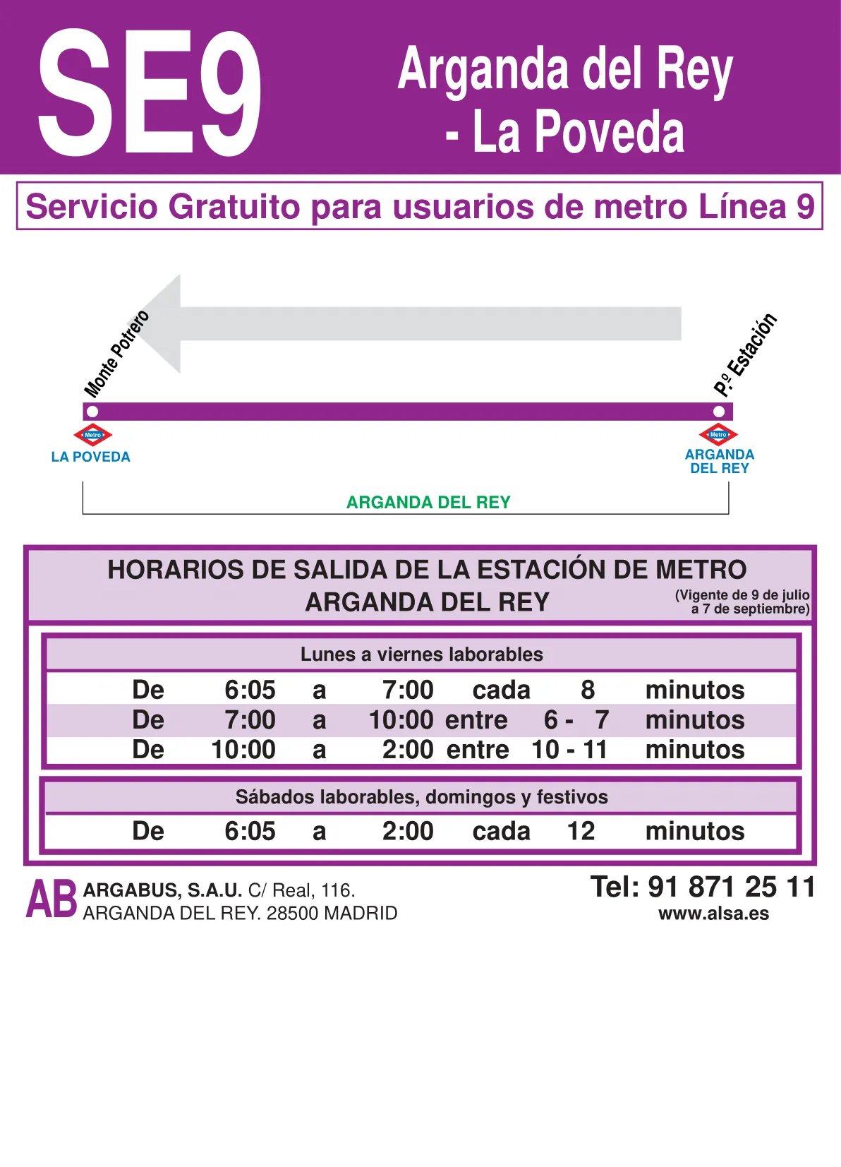 SE9 Arganda del Rey – La Poveda