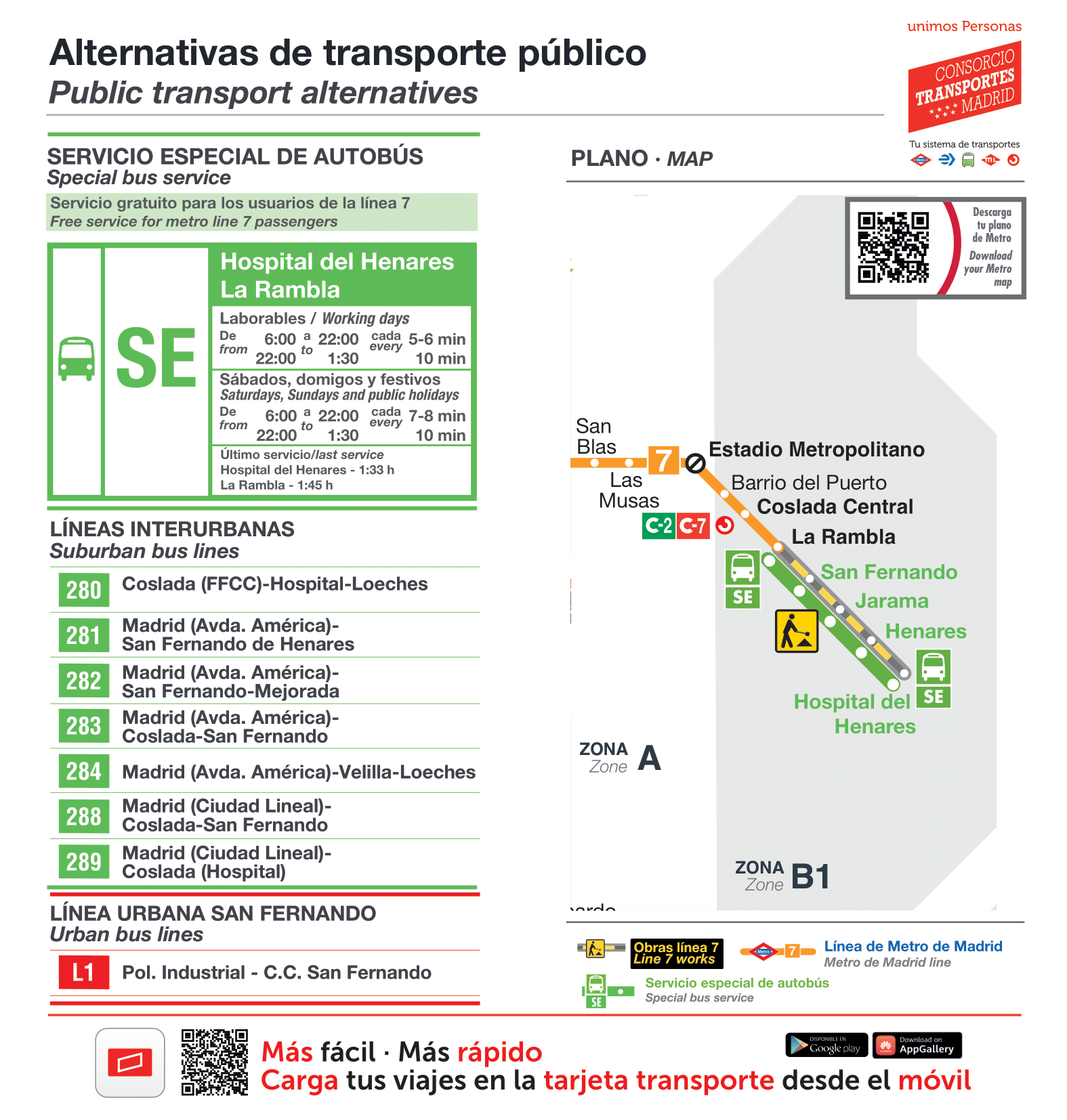 Alternativas de transporte
